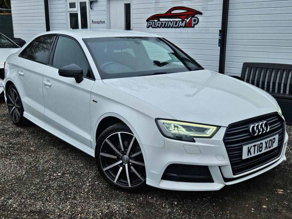 Audi A3 1.0 Tfsi Black Edition Euro 6 Ss KT18XOP White #2