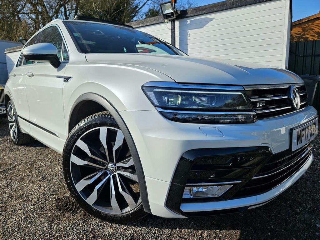 Volkswagen Tiguan 2.0 Tdi Bluemotion Tech R-line Dsg 4Motion Euro 6 MF17XZA White #6