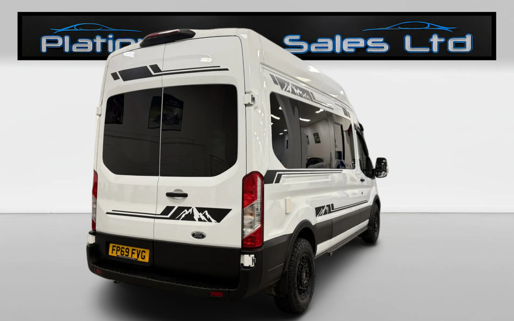 Ford Transit Custom Lwb Camper Van Motorhome FP69FVG White #6
