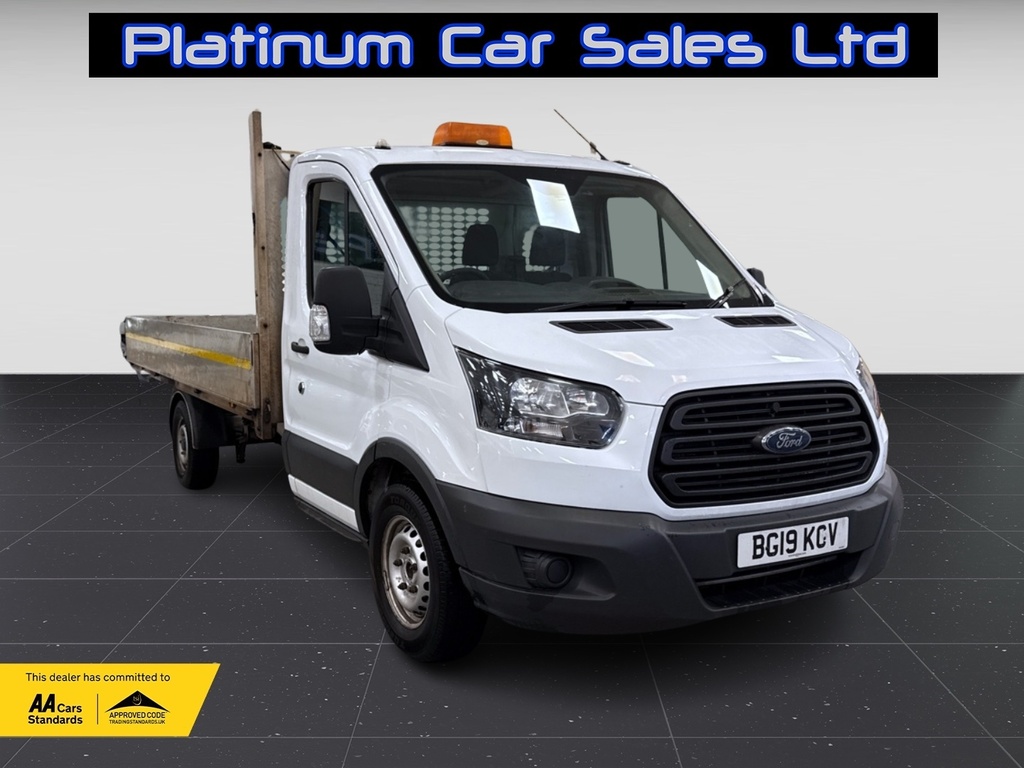 Ford Transit Custom 350 Lwb Dropside White