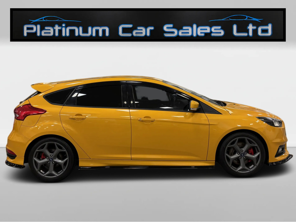 Ford Focus St-2 Tdci HG66VZZ Yellow #4