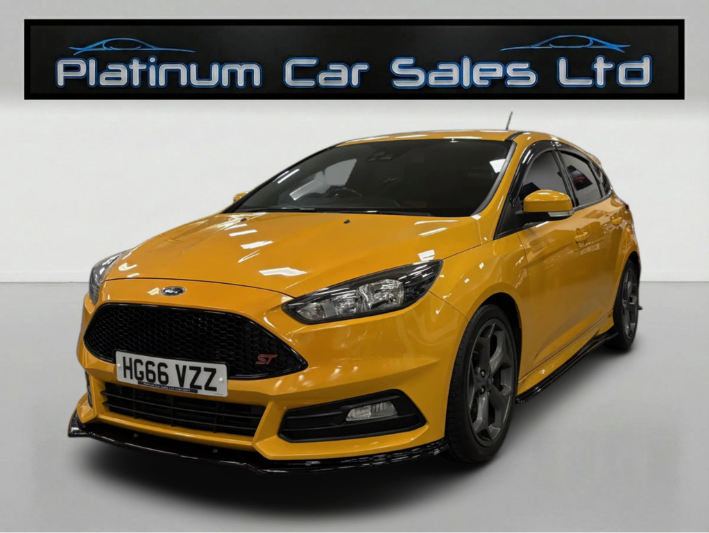 Ford Focus St-2 Tdci HG66VZZ Yellow #3