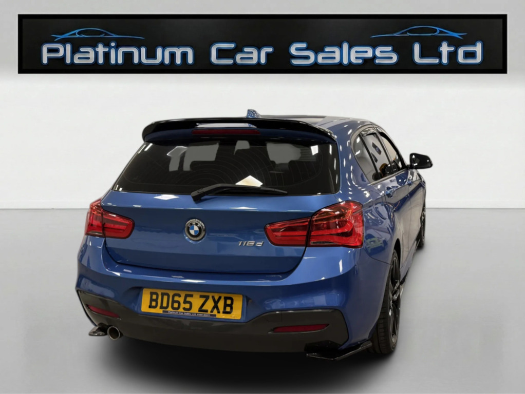 BMW 1 Series 116D M Sport BD65ZXB Blue #5