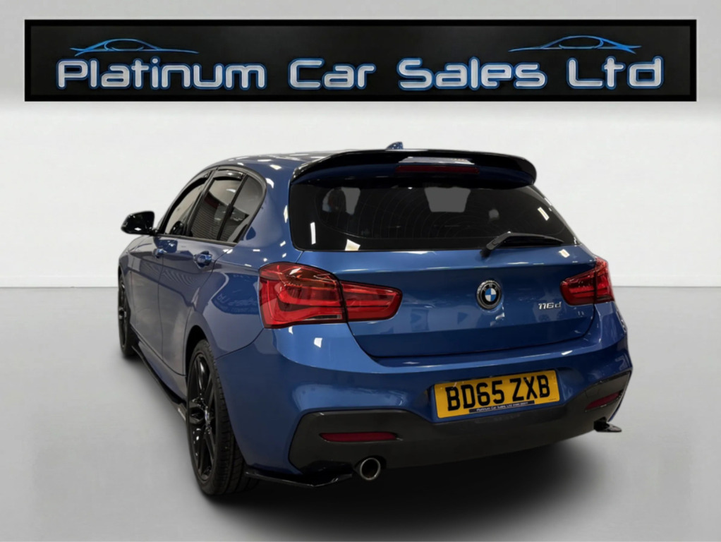 BMW 1 Series 116D M Sport BD65ZXB Blue #6