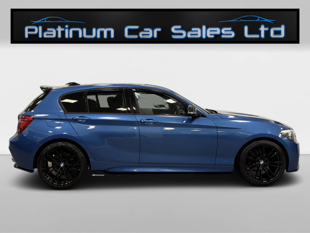 BMW 1 Series 116D M Sport YF64JOH Blue #4