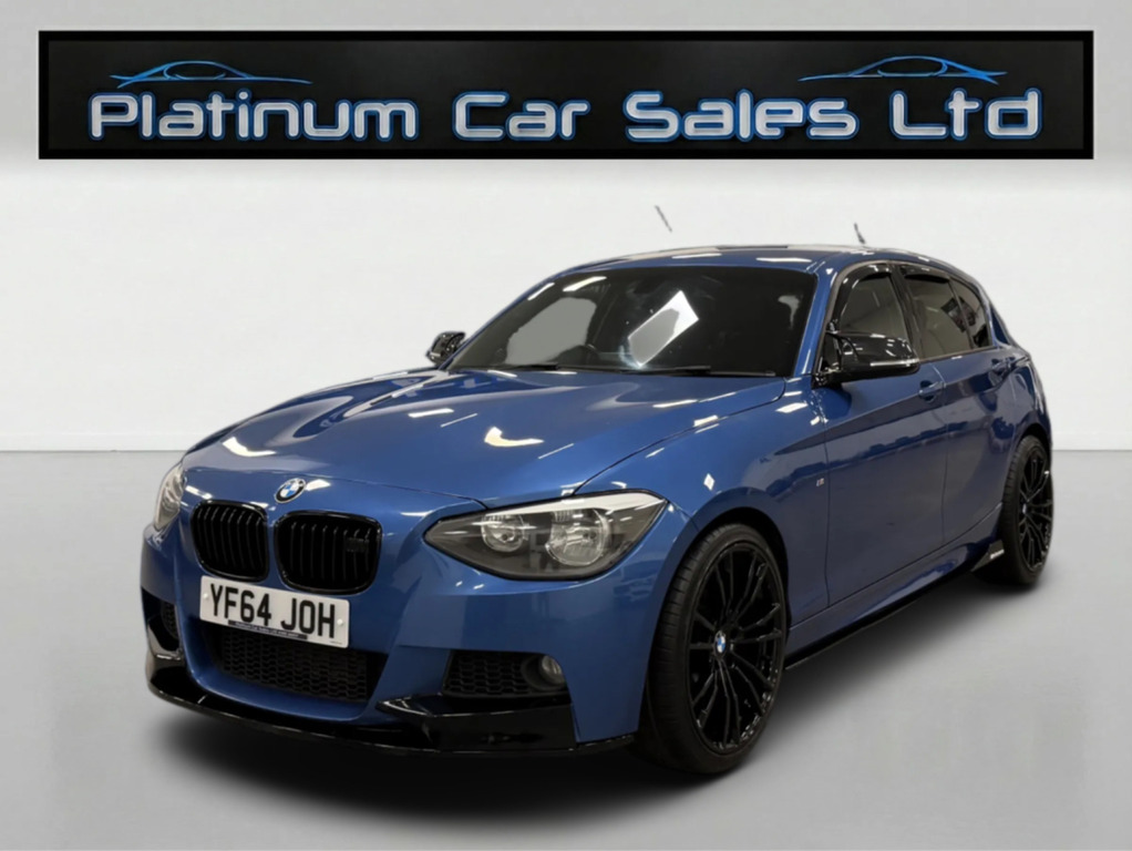 BMW 1 Series 116D M Sport YF64JOH Blue #3