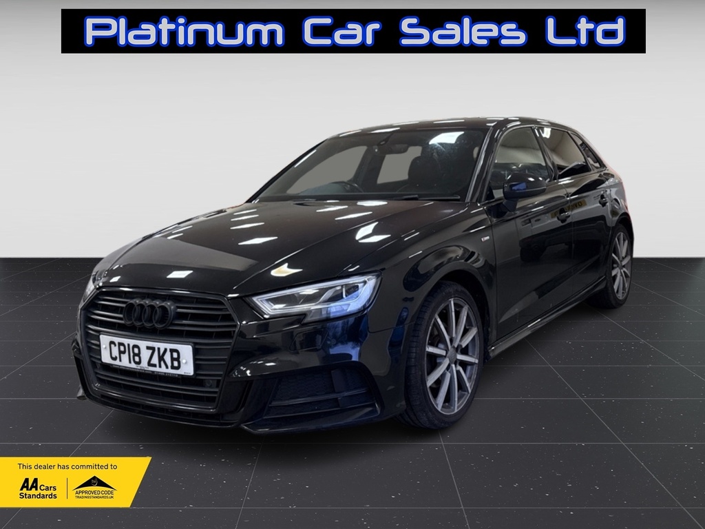 Audi A3 Tdi Black Edition CP18ZKB Black #3
