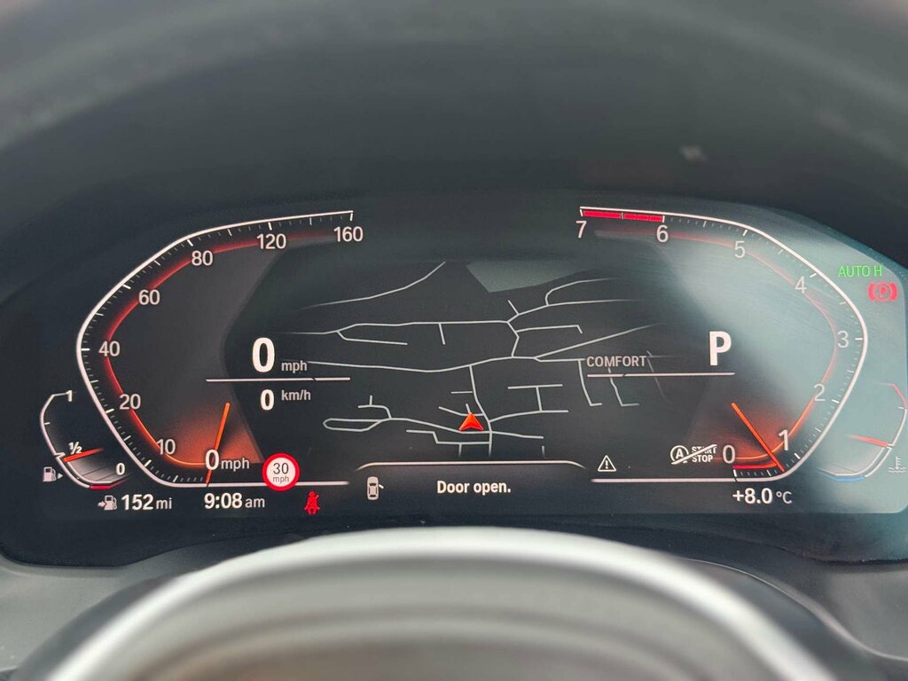 BMW 3 Series 2.0 320I M Sport WJ69WDX Black #6