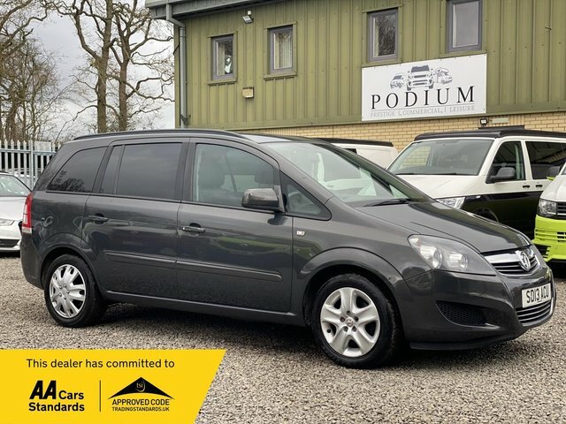 Vauxhall Zafira 1.8 16V Exclusiv Mpv Euro 5 140 Grey