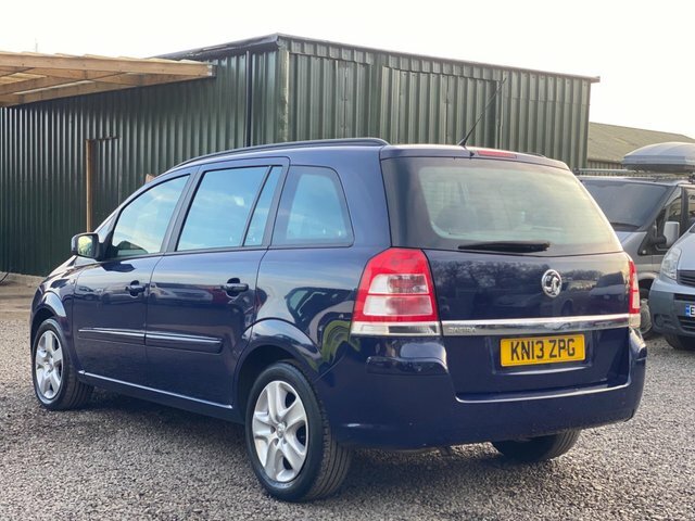 Vauxhall Zafira 1.6 16V Exclusiv Euro 5 KN13ZPG Blue #3