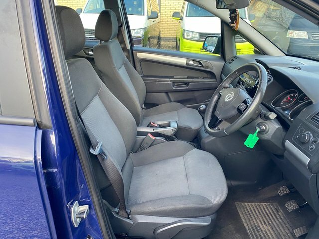 Vauxhall Zafira 1.6 16V Exclusiv Euro 5 KN13ZPG Blue #6
