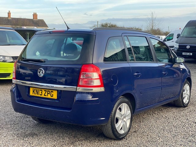 Vauxhall Zafira 1.6 16V Exclusiv Euro 5 KN13ZPG Blue #4