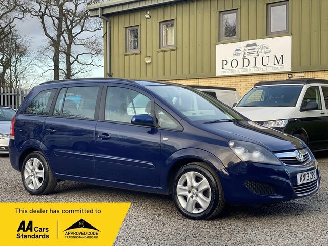 Vauxhall Zafira 1.6 16V Exclusiv Euro 5 Blue
