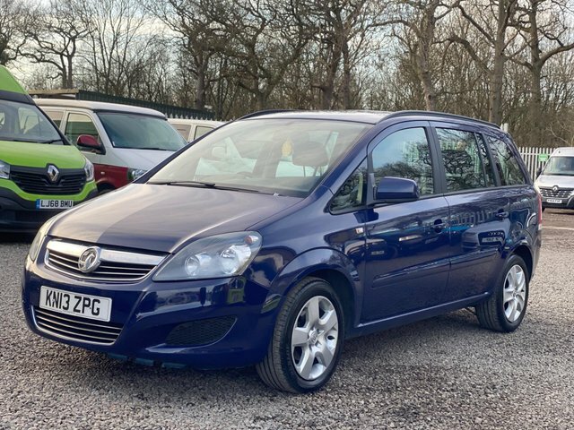 Vauxhall Zafira 1.6 16V Exclusiv Euro 5 KN13ZPG Blue #2