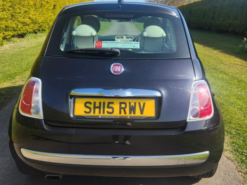 Fiat 500 1.2 Lounge Start Stop SH15RWV Black #6