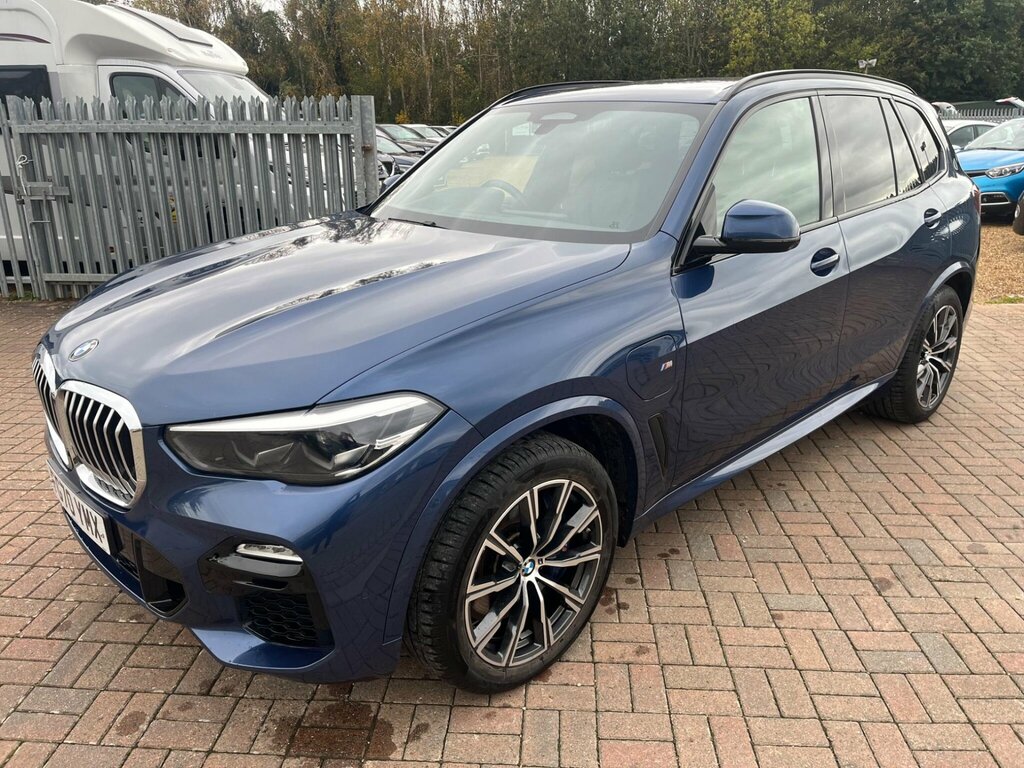 BMW X5 3.0 45E 24Kwh M Sport Xdrive Euro 6 Ss FG70YMX Blue #4