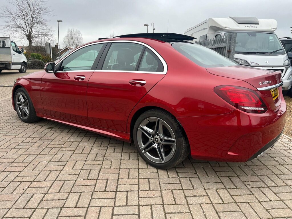 Mercedes-Benz C Class 2.0 C220d Amg Line Premium Plus G-tronic Euro 6 CJ68CUY Red #6