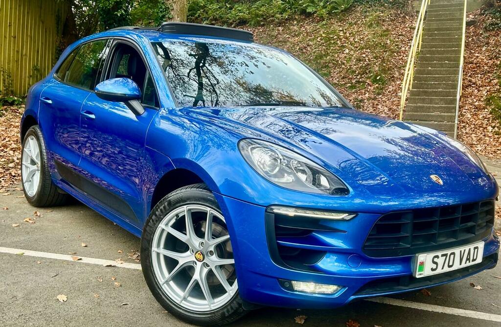 Porsche Macan Suv Turbo 4X4panroof-camera-7servicesstunning Blue #6