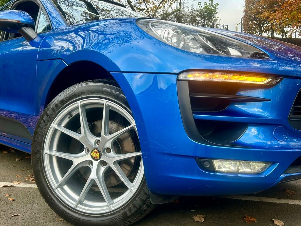 Porsche Macan Suv Turbo 4X4panroof-camera-7servicesstunning Blue #2