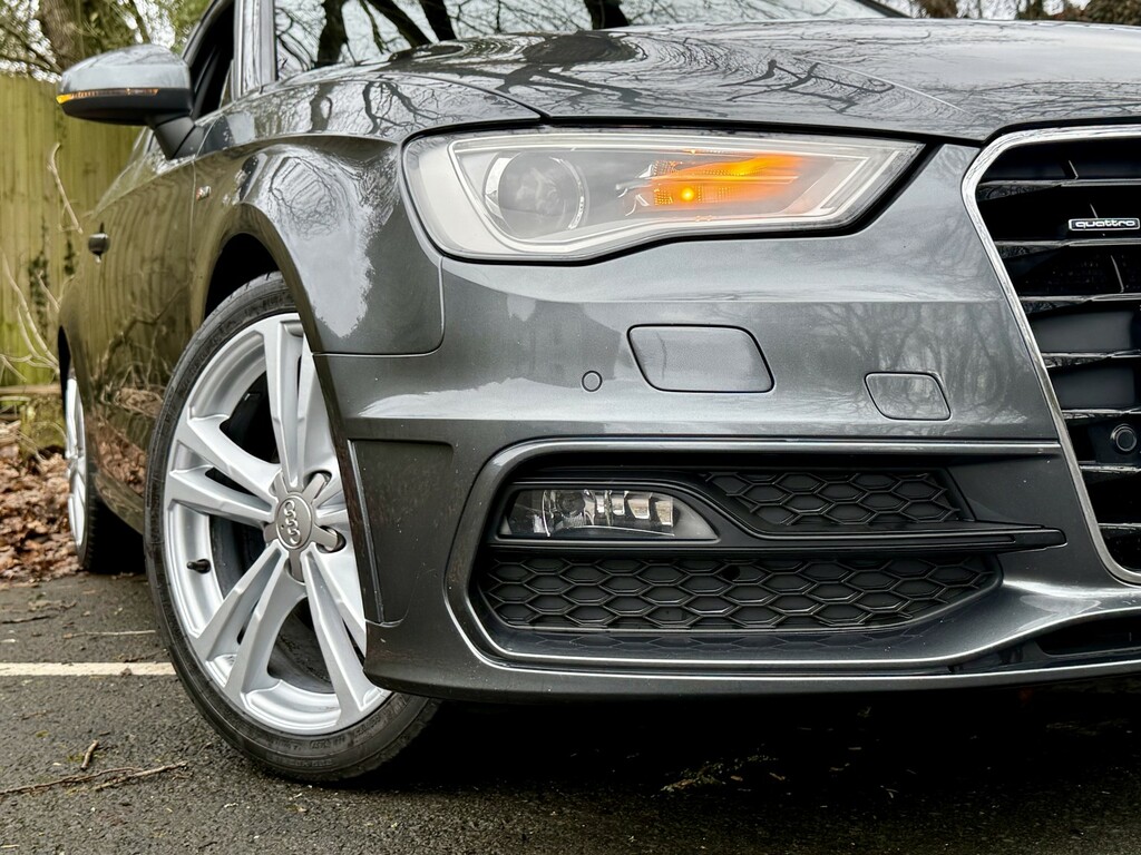 Audi A3 Hatchback 1.8T Quattros Line 180Bi Xenons-1owner CP63FTJ Grey #2