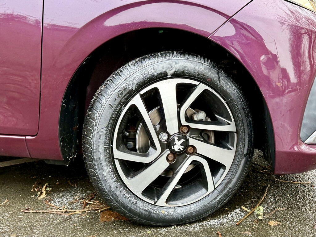 Peugeot 108 Hatchback 1.2Allurecam-dab-bt-purple-fsh-2kys-ul MW18XHT Purple #5