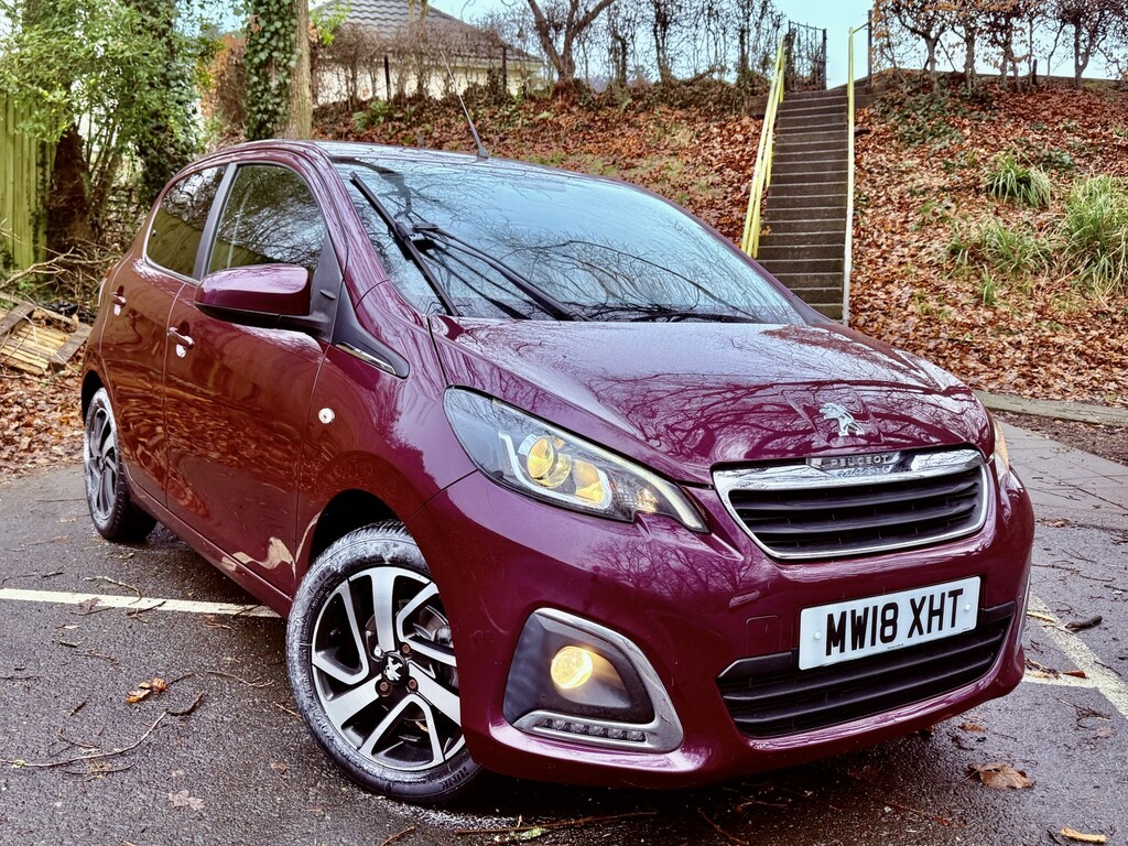 Peugeot 108 Hatchback 1.2Allurecam-dab-bt-purple-fsh-2kys-ul Purple