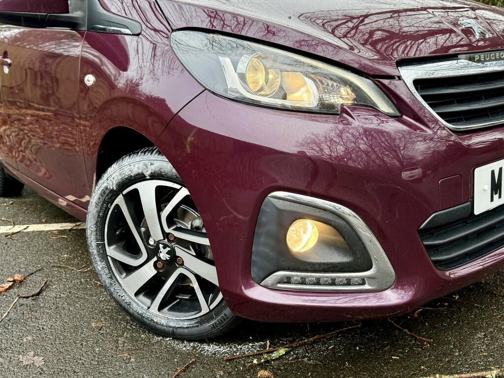 Peugeot 108 Hatchback 1.2Allurecam-dab-bt-purple-fsh-2kys-ul MW18XHT Purple #2
