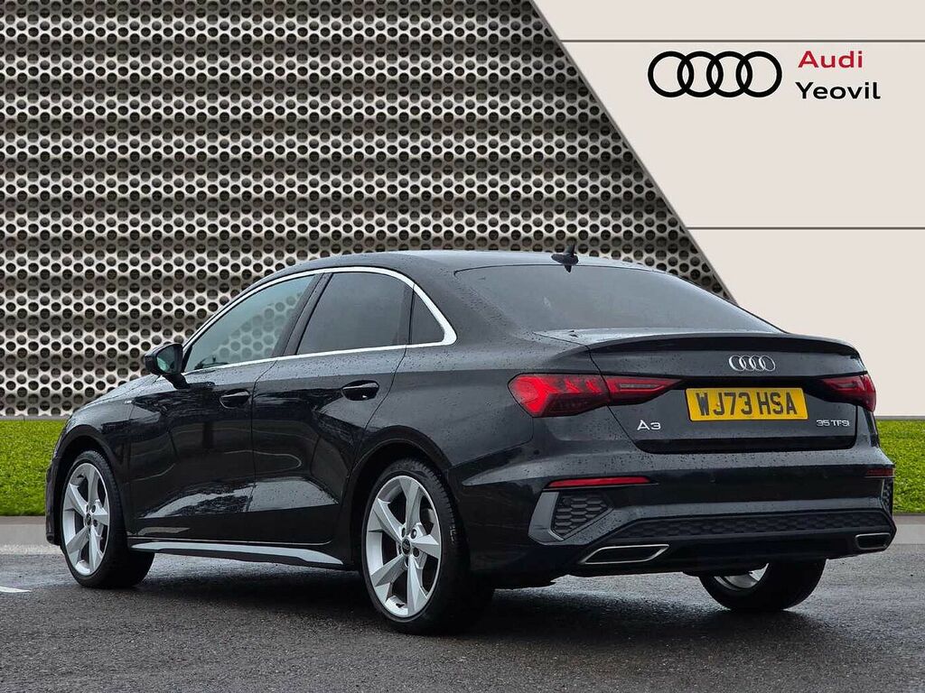 Audi A3 S Line 35 Tfsi 150 Ps 6-Speed - 2023 WJ73HSA Black #3