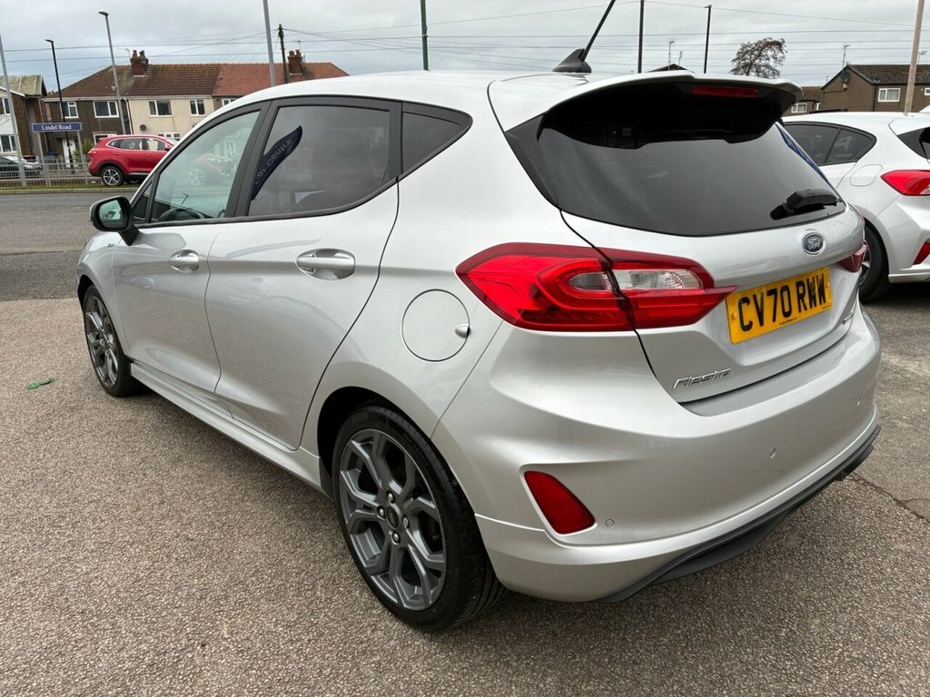 Ford Fiesta 1L St-line Edition CV70RWW Silver #6