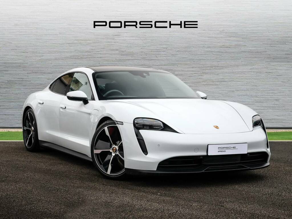 Porsche Taycan 4S My22 White #4