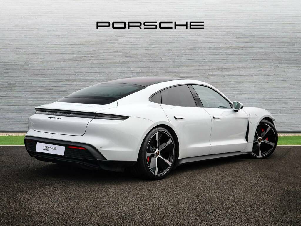 Porsche Taycan 4S My22 White #5