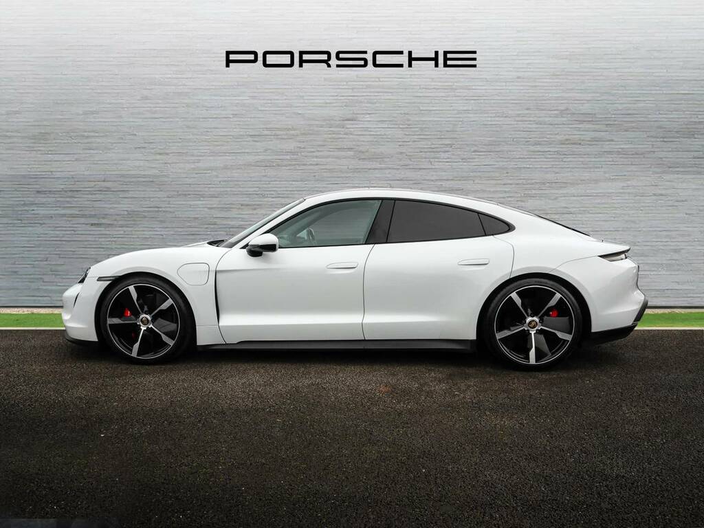 Porsche Taycan 4S My22 White #6