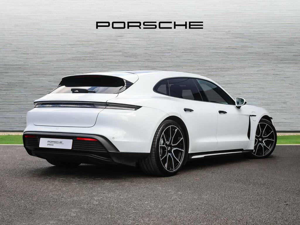 Porsche Taycan Sport Turismo  White #3