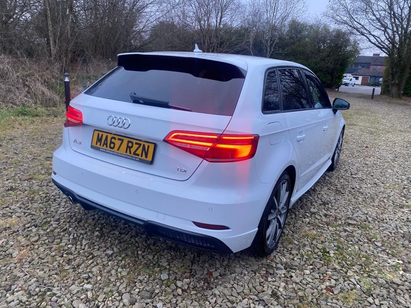 Audi A3 Tdi S Line Black MA67RZN White #4