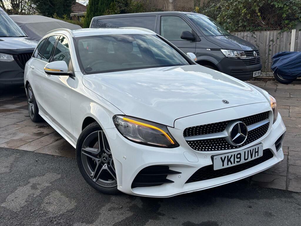 Mercedes-Benz C Class 1.5 C200 Mhev Eq Boost Amg Line Premium G-tronic White