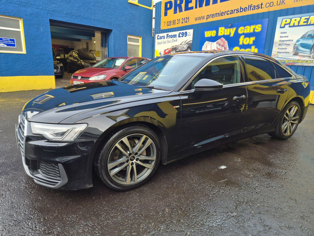 Audi A6 Saloon 2.0 Tdi 40 S Line Saloon S Tronic Euro KK21FGN Black #4