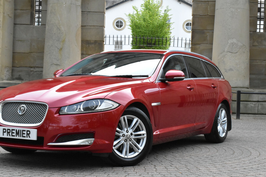 Jaguar XF V6 Luxury Sportbrake Estate Leather Sat Nav Red #6