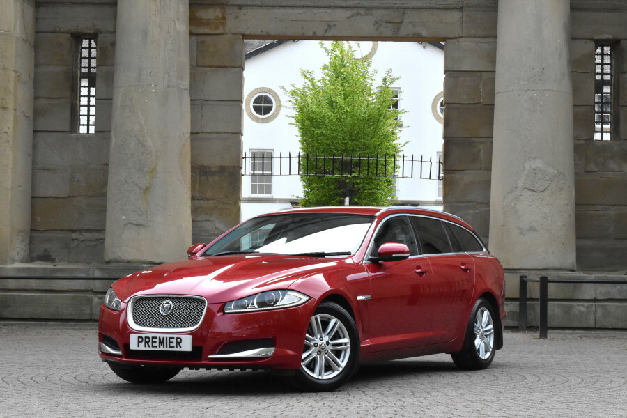 Jaguar XF V6 Luxury Sportbrake Estate Leather Sat Nav Red #3