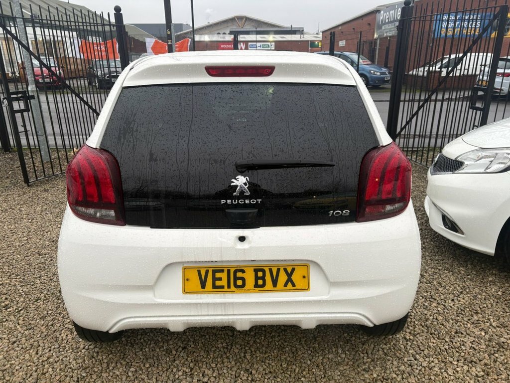 Peugeot 108 1.2L Allure VE16BVX White #5
