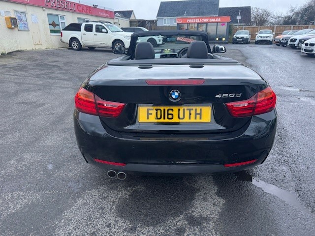 BMW 4 Series M Sport 2.0Td 188Bhp FD16UTH Black #5