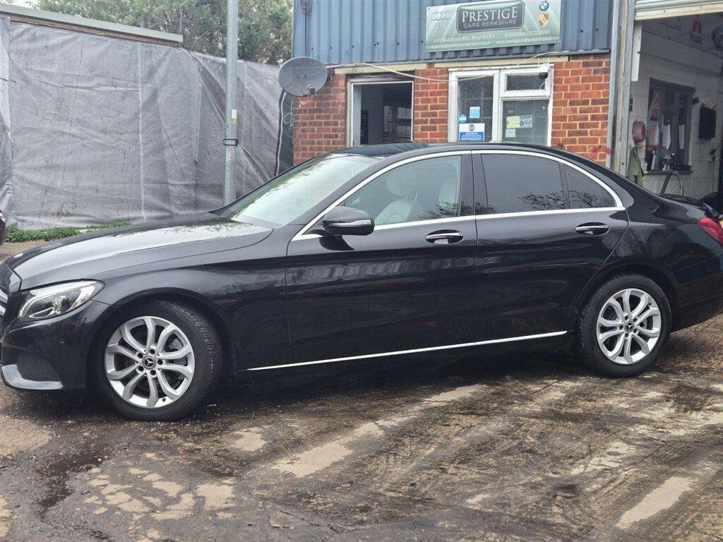 Mercedes-Benz C Class 1.6 L 1.6 D Sport Premium Plus G-tronic Euro 6 GX67YZB Black #6