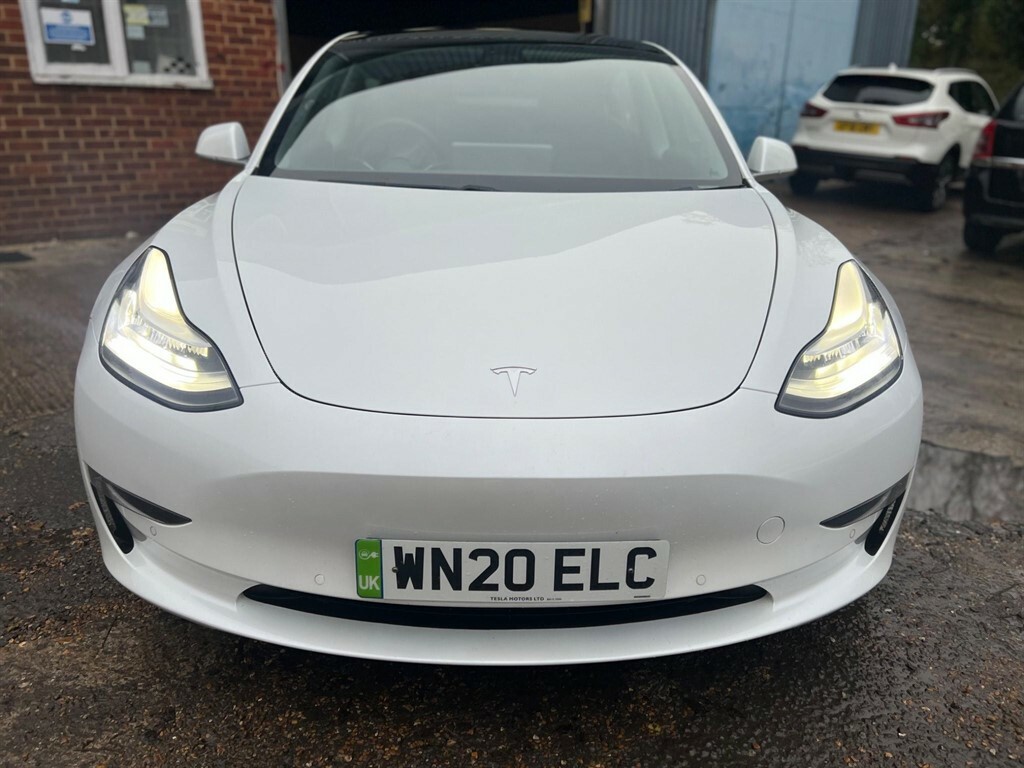 Tesla Model 3 Dual Motor Performance 4Wde Performanc WN20ELC White #2