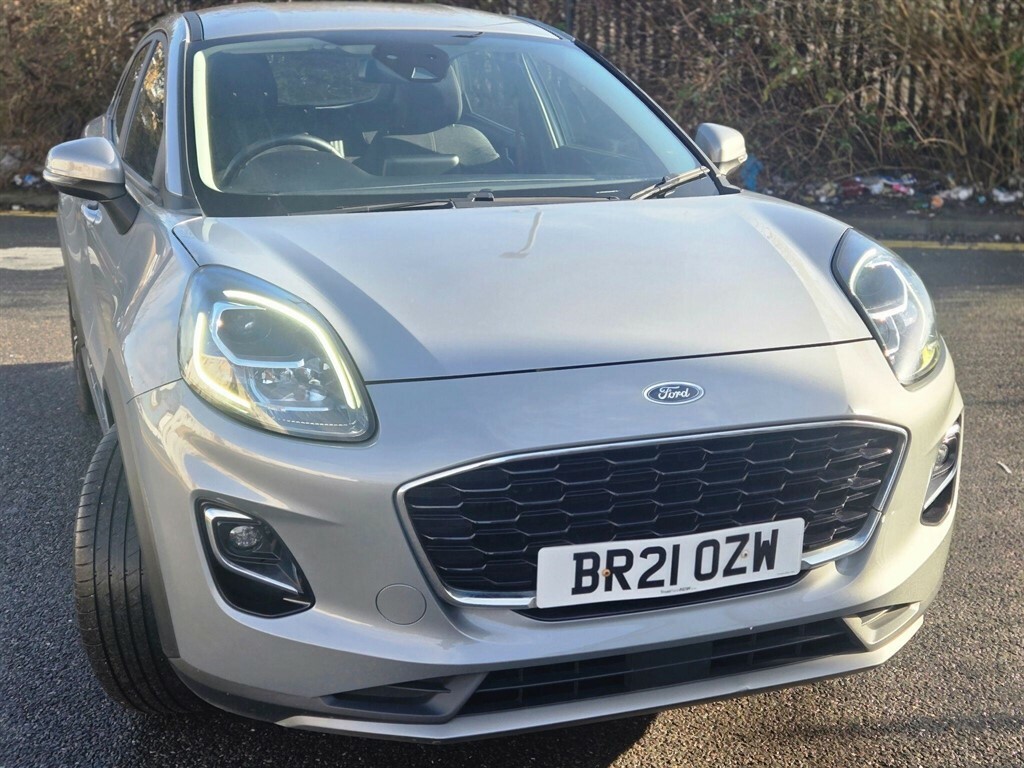 Ford Puma 1.0 L 1.0T Ecoboost Mhev Titanium Euro 6 Ss BR21OZW Silver #2