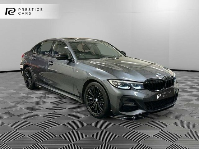 BMW 3 Series 320I M Sport Saloon DE71CDX Grey #2
