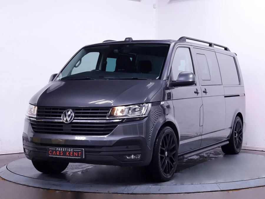 Volkswagen Transporter 2.0 Tdi T32 Highline Kombi Double Cab D CX72NPA Grey #4
