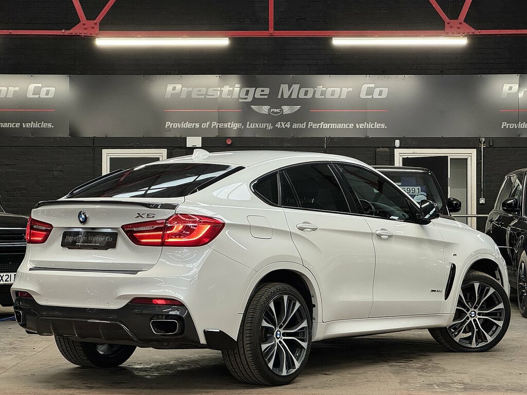 BMW X6 40D M Sport Edition White #4