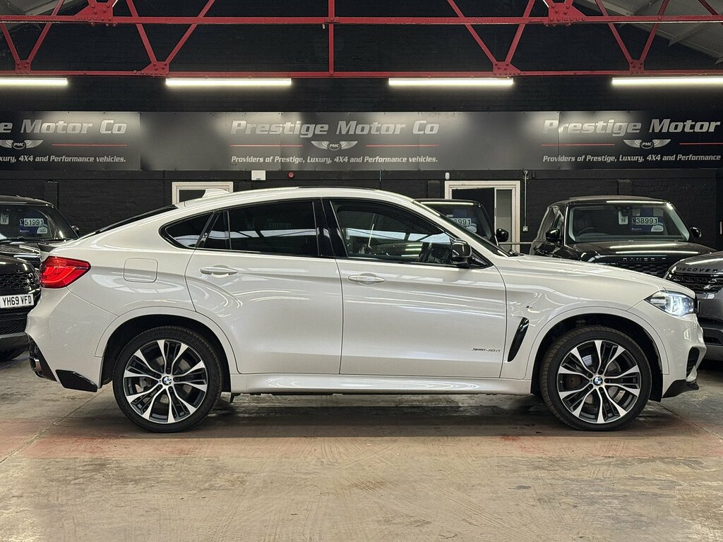 BMW X6 40D M Sport Edition White #3