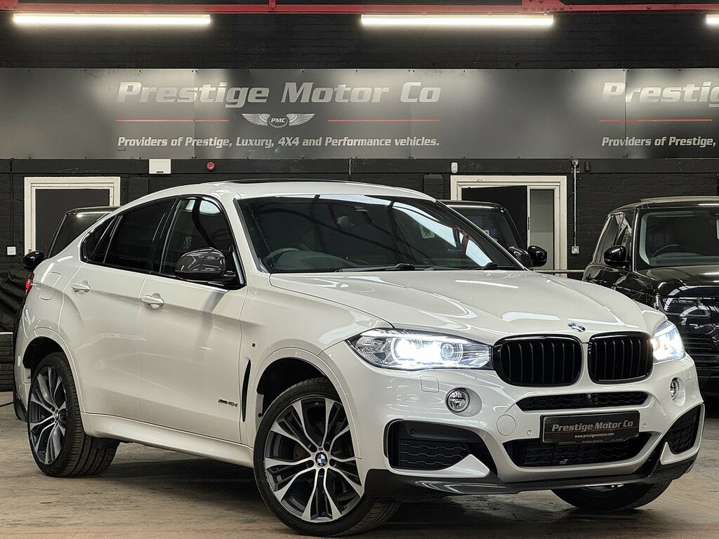 BMW X6 40D M Sport Edition White #2