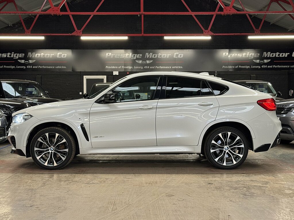 BMW X6 40D M Sport Edition White #6