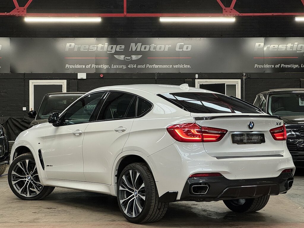 BMW X6 40D M Sport Edition White #5
